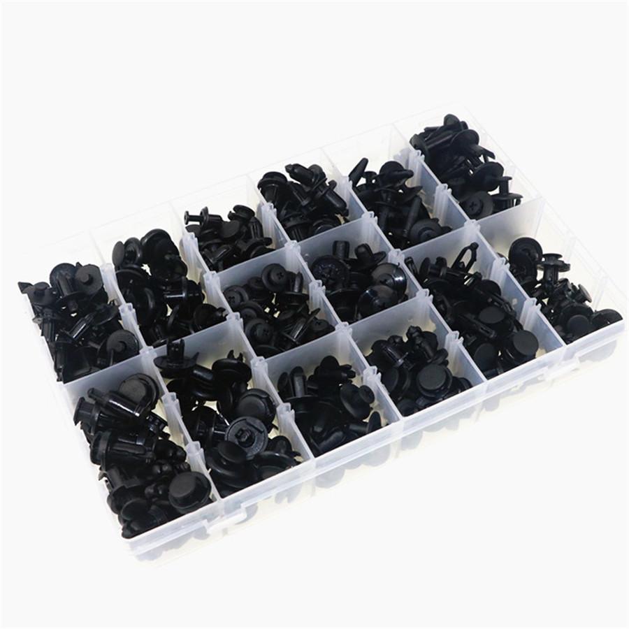 325pcs Fastener Mud Flaps Bumper Fender Push Clips Plastic Rivet Fender Liner