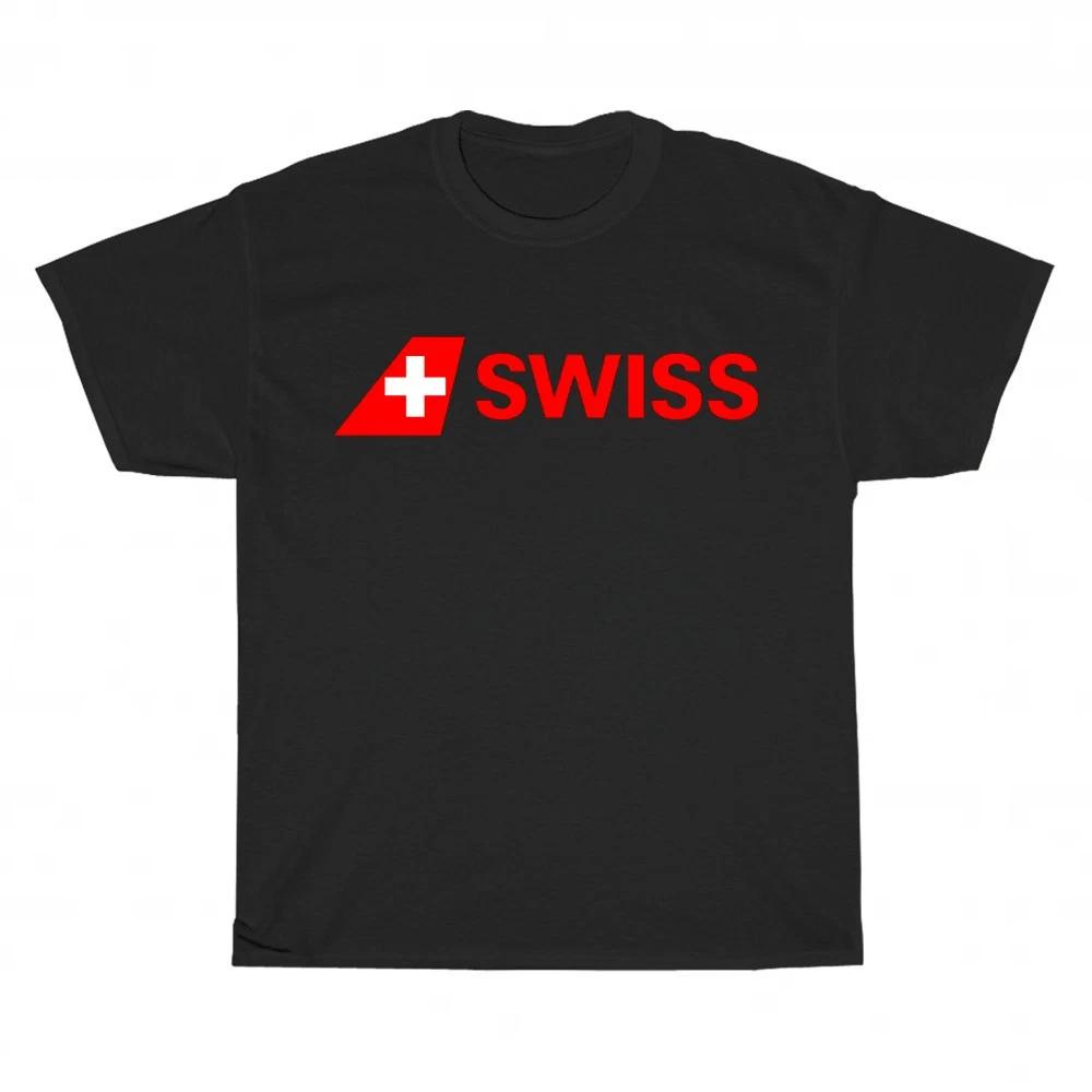 New Swiss International Airlines Logo Unisex T-Shirt Funny Size S to 5XL