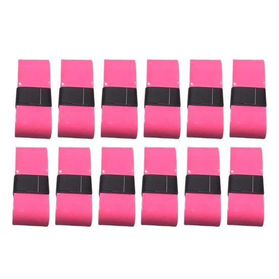 12 шт. самоклеящиеся ленты для захвата Pickleball, устойчивые к скольжению, супер впитывающие, яркий цвет, универсальная лента для захвата теннисной ракетки, Overgrip