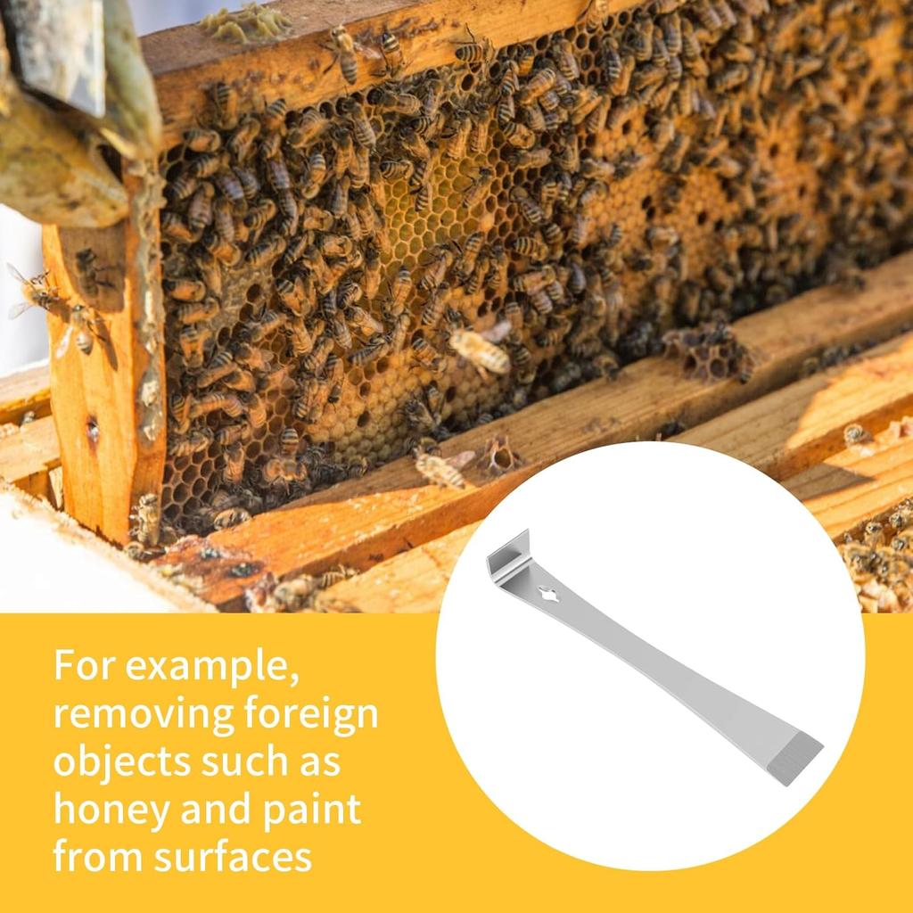 Набор из 4 монтировок и скребков со встроенным гвоздодером Набор монтировок из нержавеющей стали Плоский инструмент для снятия гвоздей Многофункциональный инструмент для снятия гвоздей Портативный инструмент для снятия гвоздей