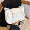 Popular New Products, Niche Ballet Style, Simple Bow Square Bag, Korean Version of Casual Commuting Versatile Solid Color Messenger Bag