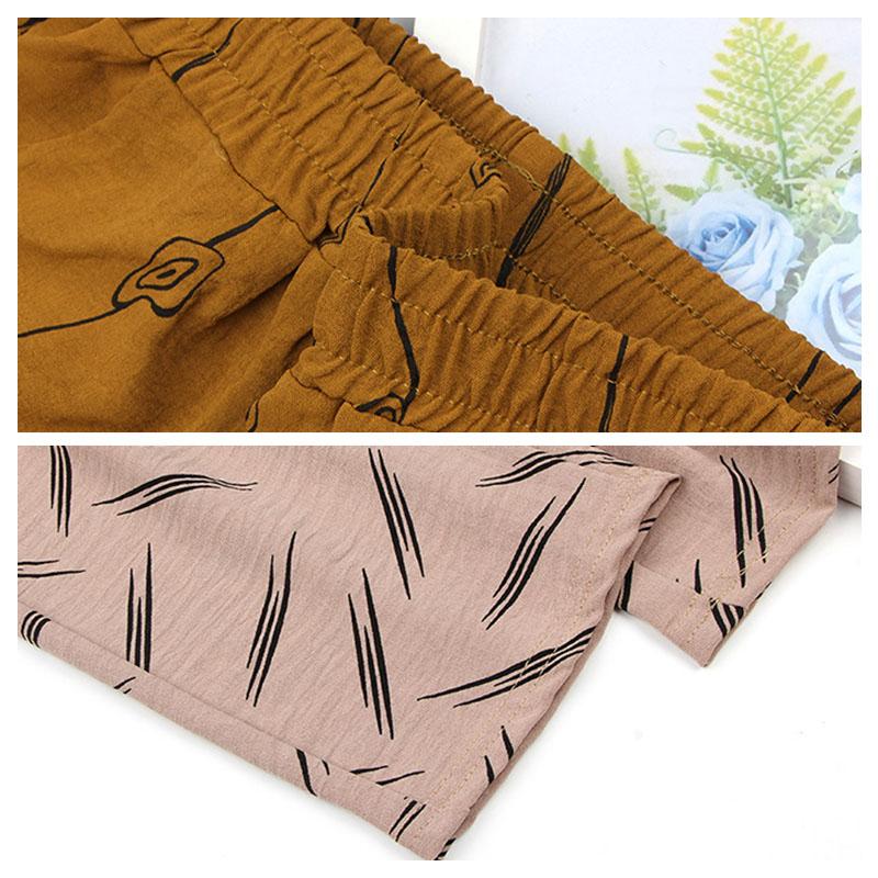 Summer Lightweight Capri Pants For Moms Versatile And Minimalist High-waisted Straight-leg Pants For Middle-aged And Elderly Women Loose Pants