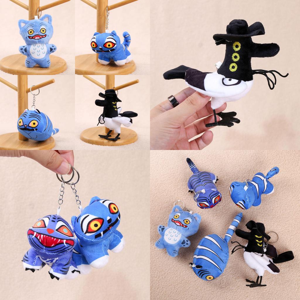 Kpop Demon Hunters Soft Plush Doll Keyring With Short Pile Fur For Fans And Accessories