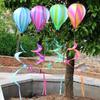Воздушный шар с горячим воздухом Wind Spinner Rainbow Hanging Wind Twister Уличная ветряная мельница Сад Двор Домашний фестиваль Праздничный воздушный шар