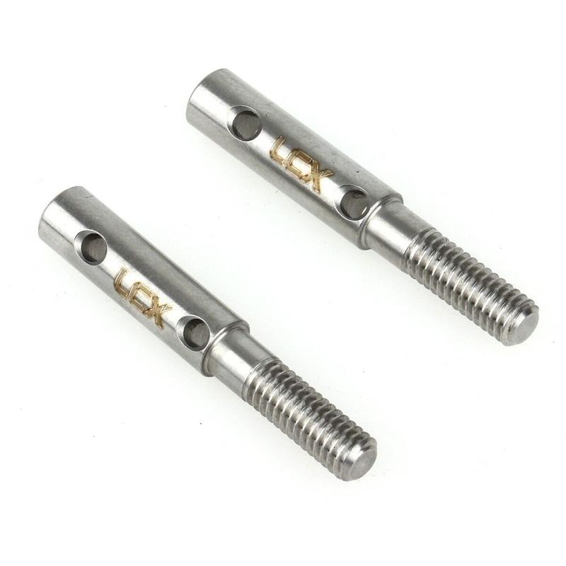 LCX Racing 1/10 RC Crawler Stainless Steel AR44 Portal Stub Axle Drive Shaft for Axial SCX10 II Upgrades Parts Accessories