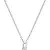 ANIA HAIE Pearl Padlock 925 Silver Necklace N054-02H