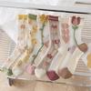 Ultra-thin Women Sock Breathable Long Socks New Lace Socks  Summer