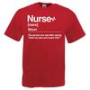 Adults Nurse Defined Profession Funny Occupation Unisex Red TShirt