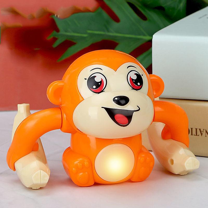1 baby toy electric rolling monkey light music puzzle sound prompt monkey children's toy gift preschool education toy 5