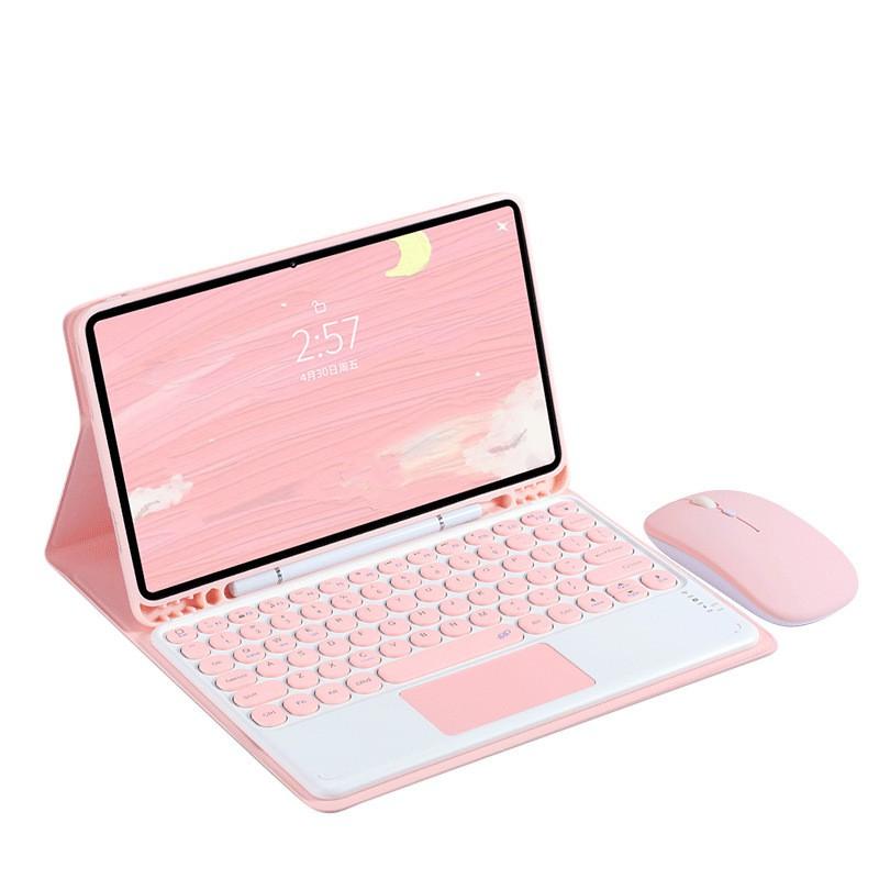 IPad Case With Wireless Bluetooth Keyboard Mouse Trackpad Portable Magnetic Protective Cover Tablet
