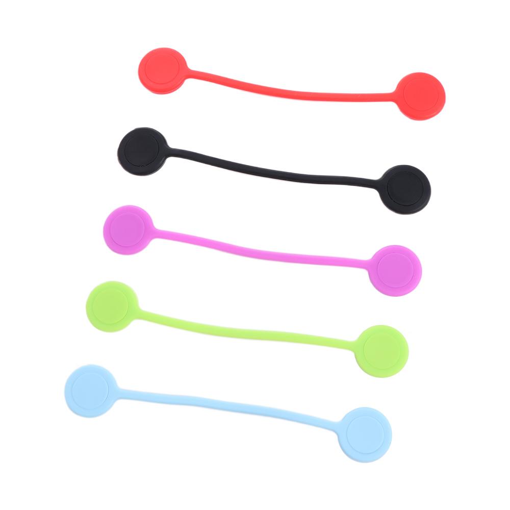 5PCS Magnetic Fabric Huggers Silicone Cable Ties Magnetic Clips Set Fabric Clips Set Crafting Gifts
