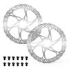 BUCKLOS Bicycle Brake Discs 140mm 160mm 180mm 203mm Bike Hydraulic Brakes Rotor Heat Dissipation Bicycle Disc Brake Rotor