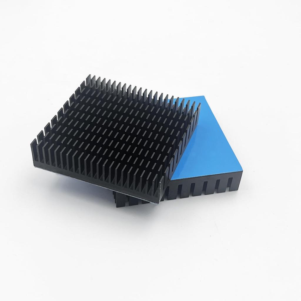 4шт 50мм радиатор 50мм x 50мм x 11мм радиатор алюминиевый кулер охлаждающий модуль пластины Пельтье маршрутизатор усилитель чип ЦП транзистор питания FET IC светодиод