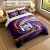 3-piece Комплект постельного белья с индивидуальным именем и текстом, 1 простыня, 2 наволочки, Декор для домашней кроватиФК «Андерлехт»
