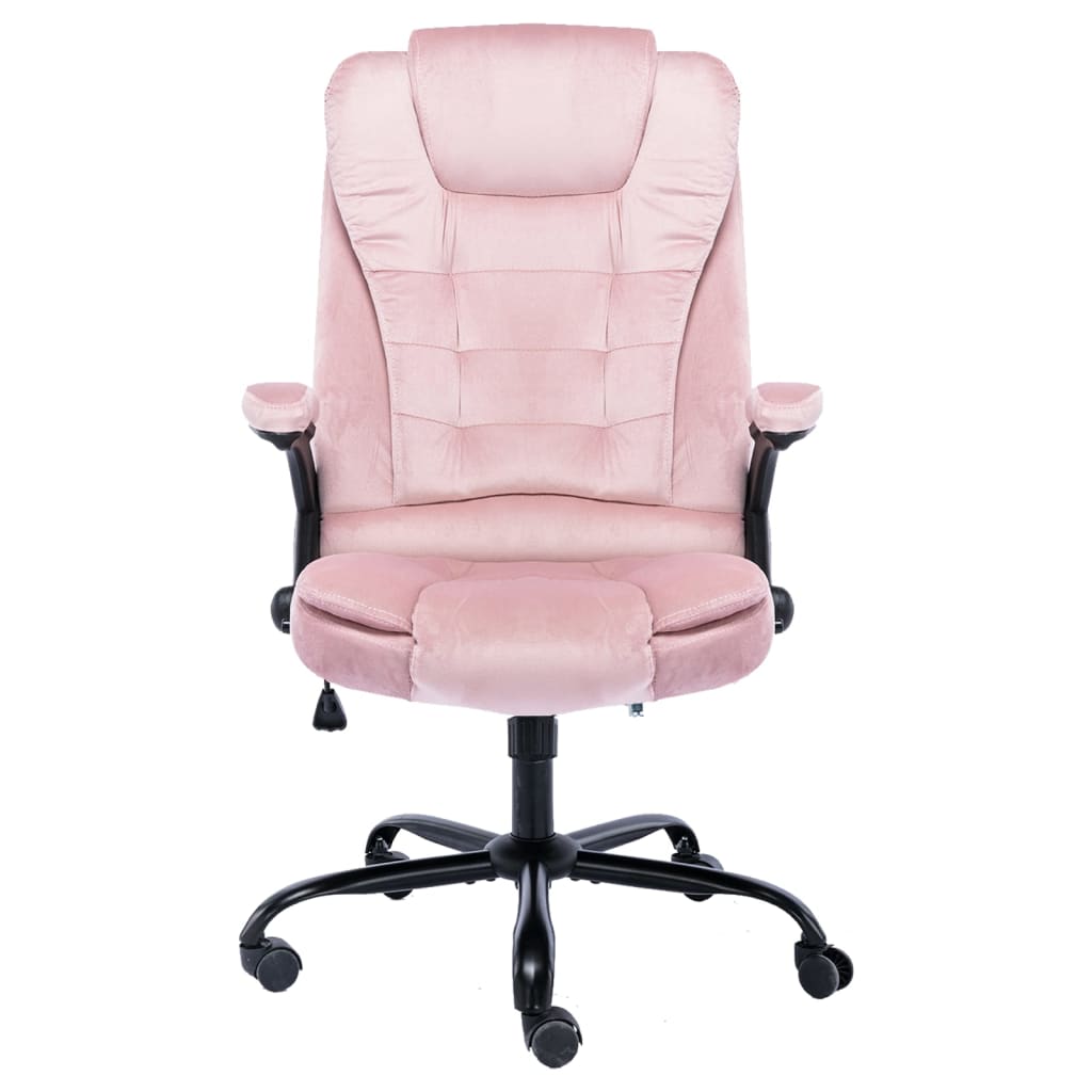 Office Chair in Pink Velvet