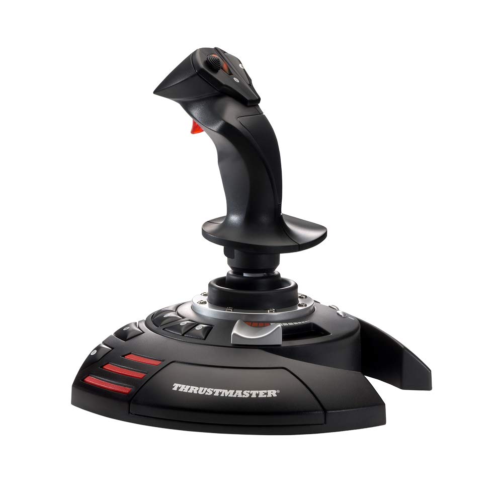 Thrustmaster Stick X Flight Stick Джойстик с управлением рулем направления Различные программируемые кнопки и оси Вращающаяся ручка Интегрированный рычаг управления пусковым крючком
