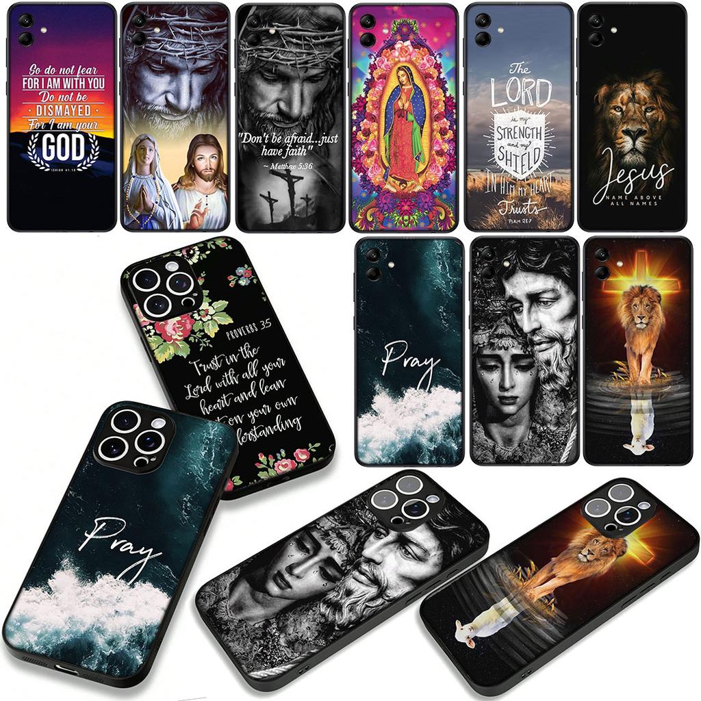 Bible Verse Jesus Christ Christian Cover Phone Case for Xiaomi Redmi 15C 15 A4 A5 9A 9T 10A 10C 9C NFC 14C Note 11 9 10 Pro 8T