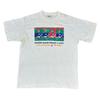 Vintage Single Stitch T-shirt Graphic Print USA 90s Los Angeles White Mens