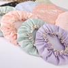 1Pcs Waterproof Shower Cap Double Elastic Shower Cap Dustproof And Smokeproof Shampoo