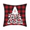 Рождественская наволочка-подушка для прикроватной тумбочки, офисная наволочка для подушки для сна, наволочка из короткого плюша с принтом