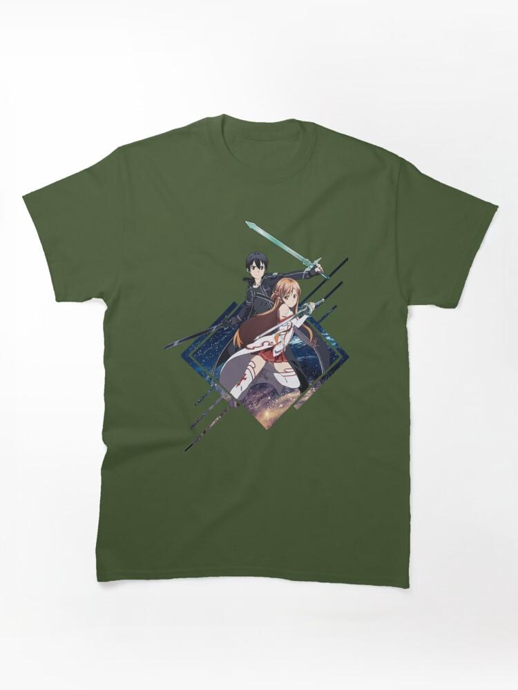 Sword Art Online Kirito?Asuna?S.A.O Classic Unisex T-Shirt