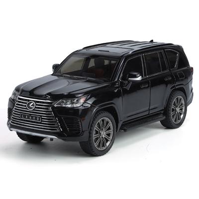 1/24 Lexus LX600 Внедорожник Сплав Люксовая Модель Автомобиля Литые Металлические Игрушки Внедорожники Коллекция Моделей Автомобилей Звук и Свет Детская Игрушка Подарок