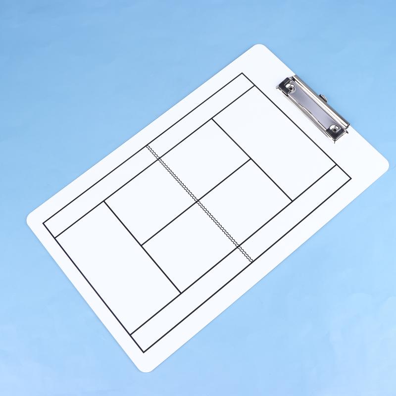 35x22CM Tennis Coaching Board Dry Erase Magnetic Strategy Clipboard for Coaches Reusable Planning Tool for Classroom and Courtside Use