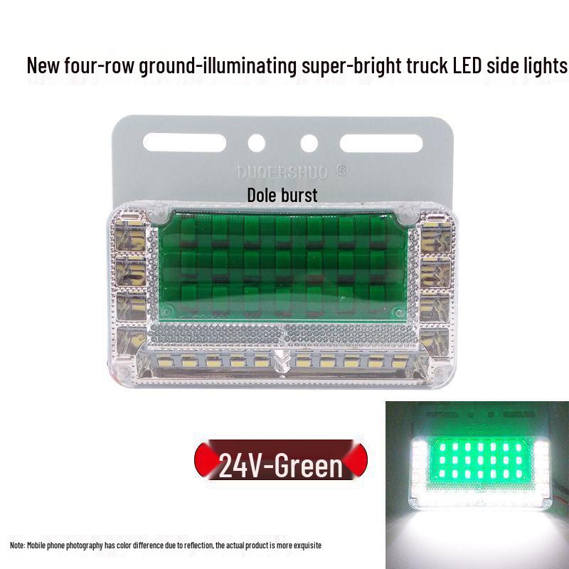 Сверхяркие 24В светодиодные габаритные огни и боковые габаритные огни для грузовиков