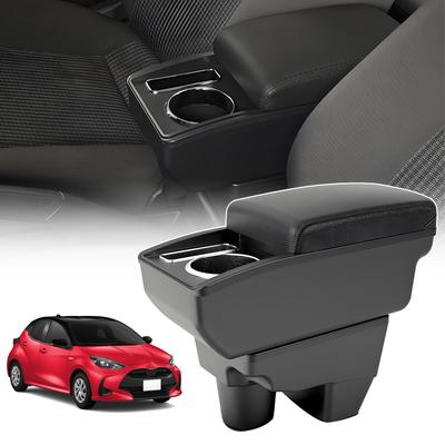 Spedify Ящик для хранения подлокотника автомобиля для нового Yaris, Легкая сборка, Box для центральной консоли большой емкости, Двухуровневое хранение, Специально разработан для Y