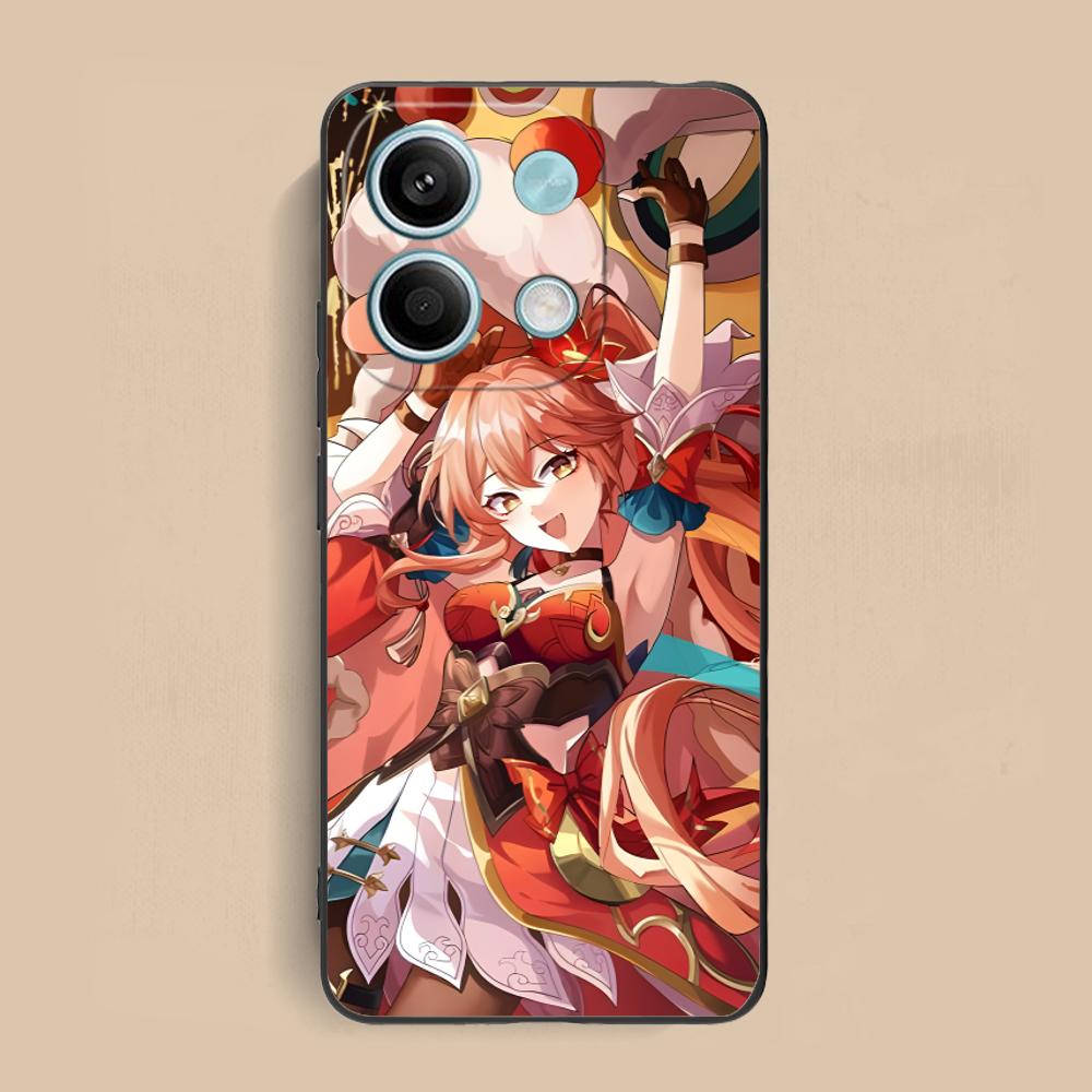 HSR Guinaifen Матовый ТПУ Чехол для Мобильного Телефона для Xiaomi Redmi Note 14 13 12 11 S Pro Plus 4G 5G Цветная Печать Обложка