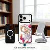 Cute TouHou Project Flandre Phone Case Magnetic For iPhone17 16 15 14 13 12 Pro Max For Magsafe Wireless Charging Cover