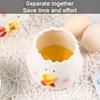 Керамический сепаратор для яиц, милый маленький фильтр для яиц ручной работы, разделитель для цыплят, кухонный гаджет, кулинария, выпечка