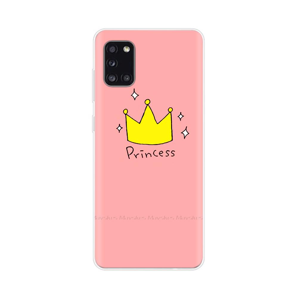Чехол для Samsung Galaxy A31 Мягкий силиконовый чехол из ТПУ для Samsung A31 A 31 SM-A315F Силиконовая задняя крышка Чехол для телефона Samsung A31