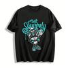 Get Squirrely Графика для скейтборда Повседневная уличная футболка Хлопковая футболка