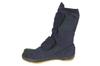 Work Gardening Tabi Split Velcro No Toe Size 25 [Nisshin Rubber] Shoes, Self-care Long, Toe, Closure, Cap, Men's, Navy,
