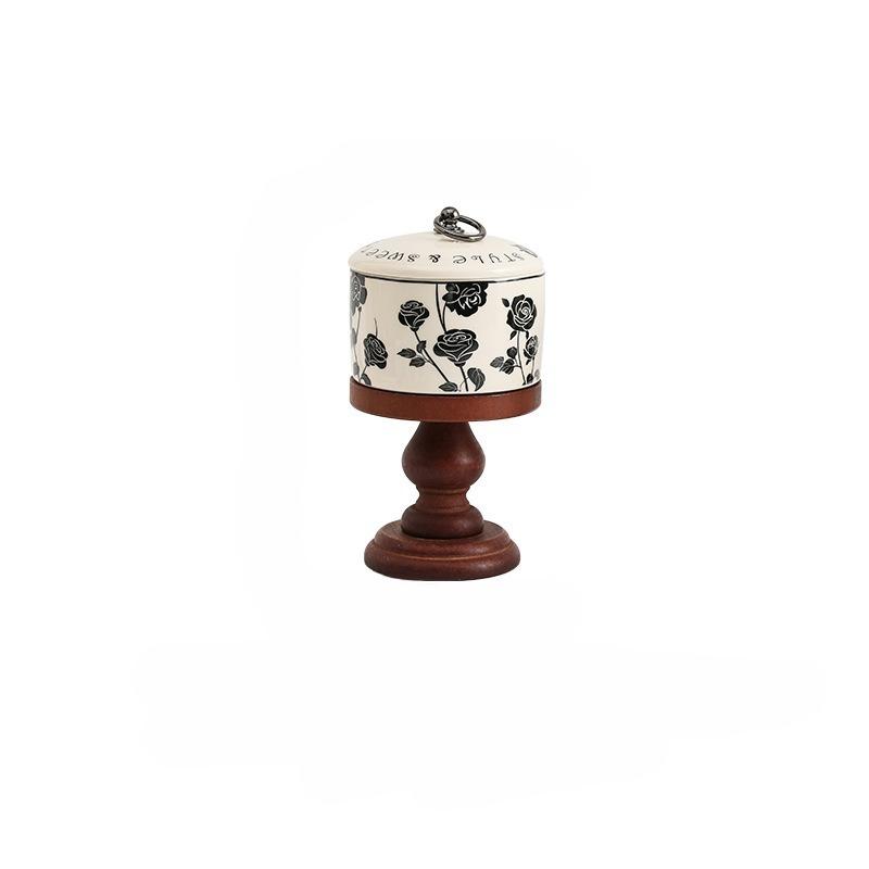 Одри Хепберн Роза Высокий стакан для пудинга, десерта, керамический подсвечник, креманка для мороженого