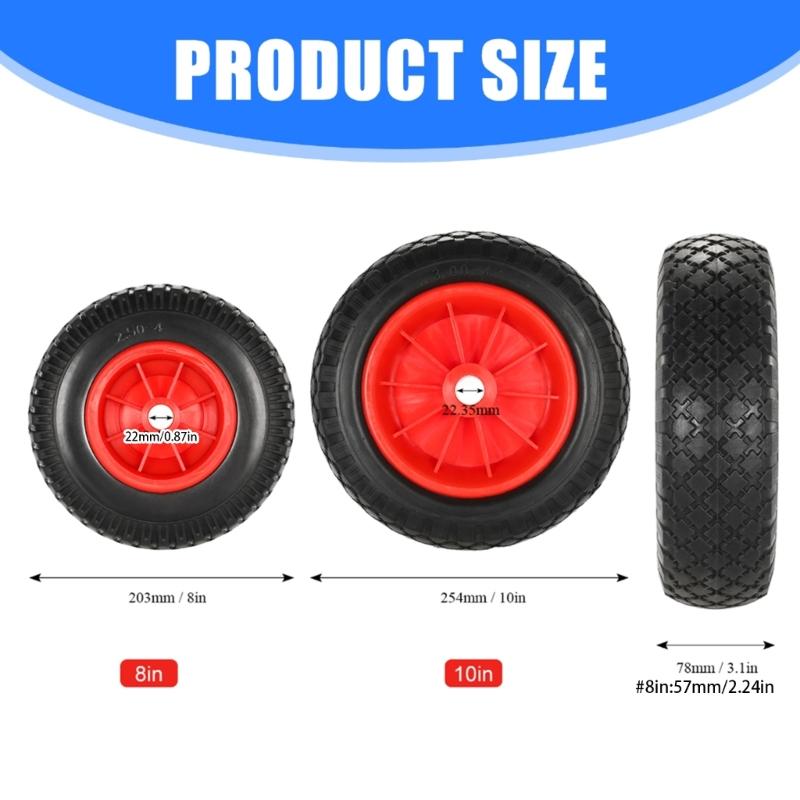 Колеса для перевозки каяков 8 дюймов/10 дюймов Надувные колеса для тележки для каноэ Запасные колеса Аксессуары для каяков