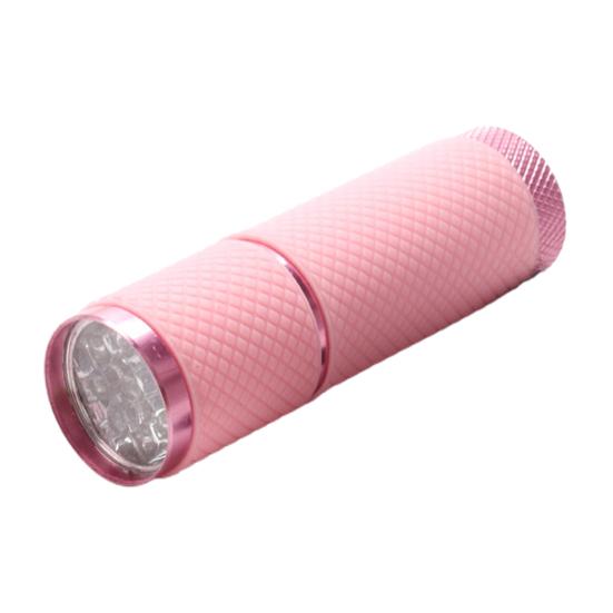 Nail Flashlight High Efficient Quick Drying Compact LED Gel Curing Small UV Currency Detector Lamp for Female