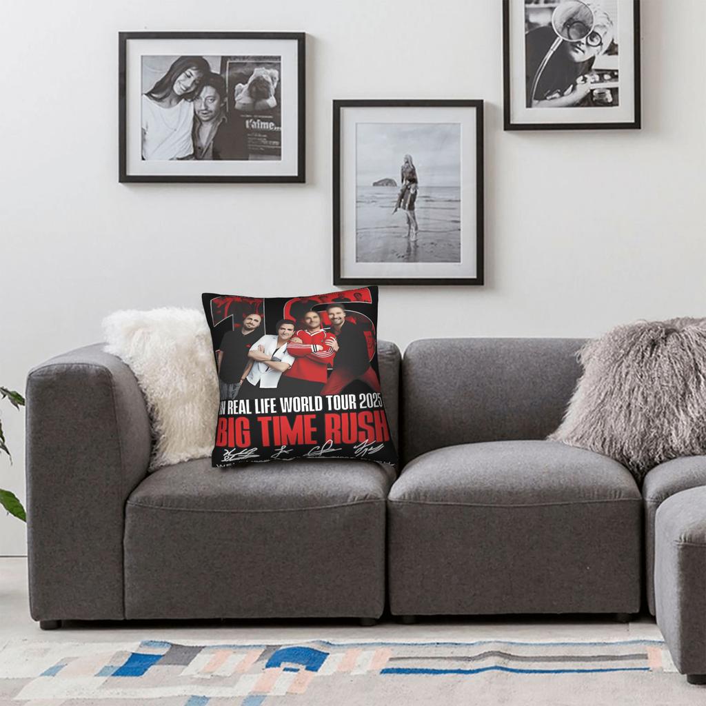 Big Time Rush Pillow Case Soft Pillow Cover For Sofa Car Home Decor Morden Pillowcases