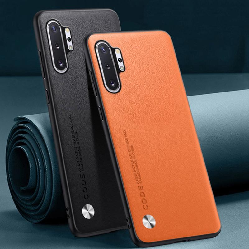 Роскошный чехол из искусственной кожи для Samsung Galaxy Note 10 Plus, задняя крышка, силиконовый чехол для телефона с полной защитой для Samsung Note10 Plus 5G