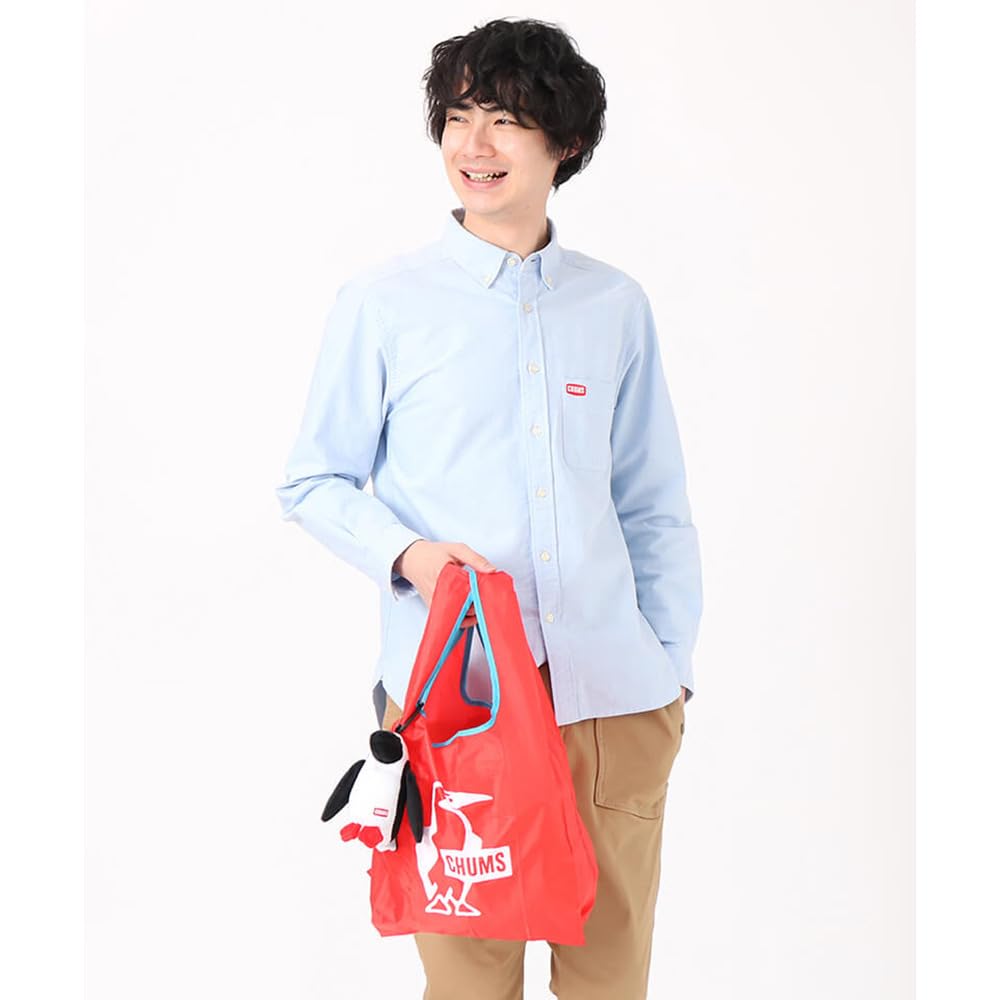 Эко-сумка Booby Paprika Free Size [Chums] мужская CH60-3452 Красный×Белый