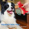 Dog Squeaky Toys Interactive Dog Toys - 3 Pack Rubber Chew Toys for Indoor Dogs to Chase, Fetch and Exercise, Medium & Large Dogs Toys for Boredom Rel