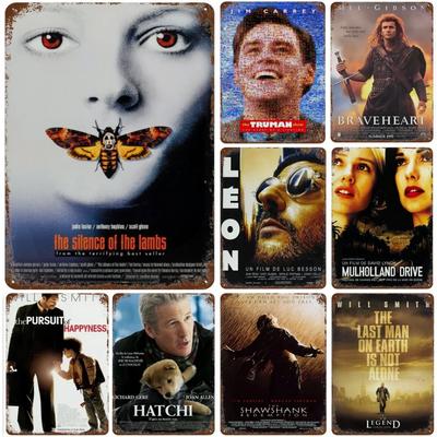 Металлический знак в стиле ретро с изображением классических американских фильмов, настенная пластина, постер, идеально подходящий для бара, клуба и домашнего декора