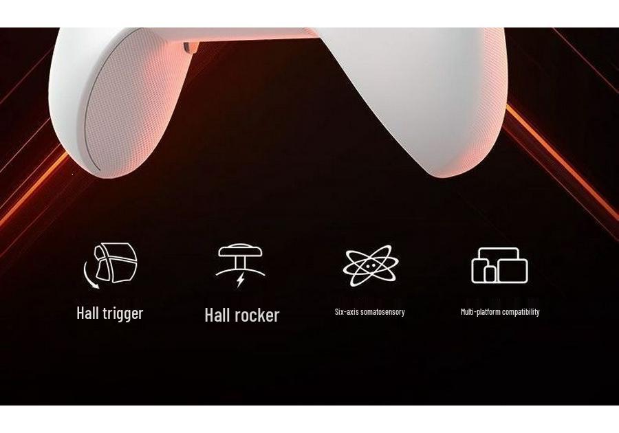 Беспроводной Bluetooth игровой контроллер G6 для ПК, мобильных устройств, iOS и Switch с тремя режимами и шестиосевым гироскопом.