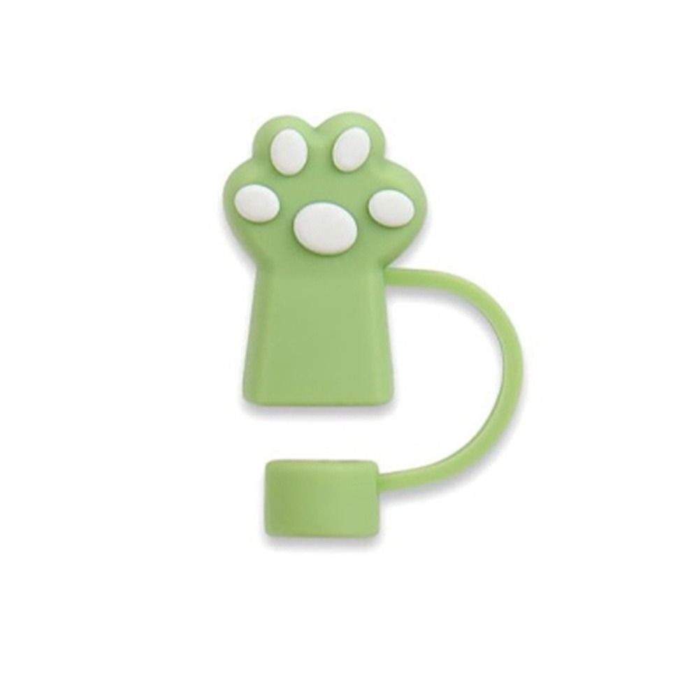 Dust-proof Drinking Dust Cap Reusable Straw Tips Cover New Silicone Straw Plug Water Glass