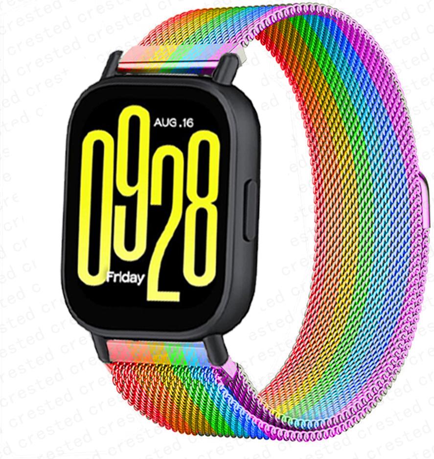 Миланский браслет для Xiaomi Redmi Watch 5 Active Металлический Браслет из Нержавеющей Стали ремешок Redmi Watch 5 Lite Магнитный Браслет
