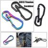 Keyring Hang Buckle Outdoor Tool Climbing Carabiner Key Ring Hook Camping Clip Keychain Holder