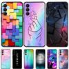 For Samsung Galaxy A57 A37 5G Case Bumper Starry Sky Soft Silicone TPU Back Cover for Samsung A37 A57 Phone Case Cute Cat Cover