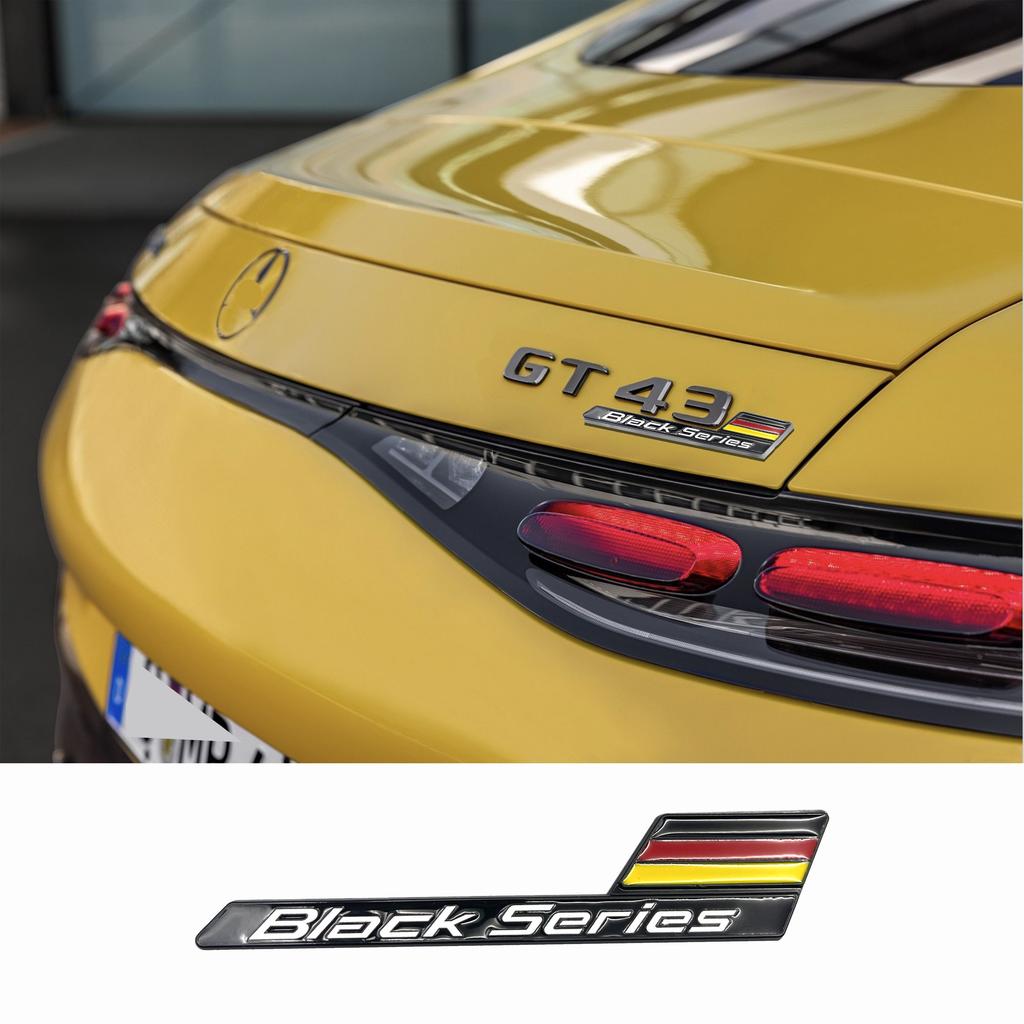 Black Series Car Badge Emblem For GT C63S A35 E63 S63 Turnk Sticker Decoration