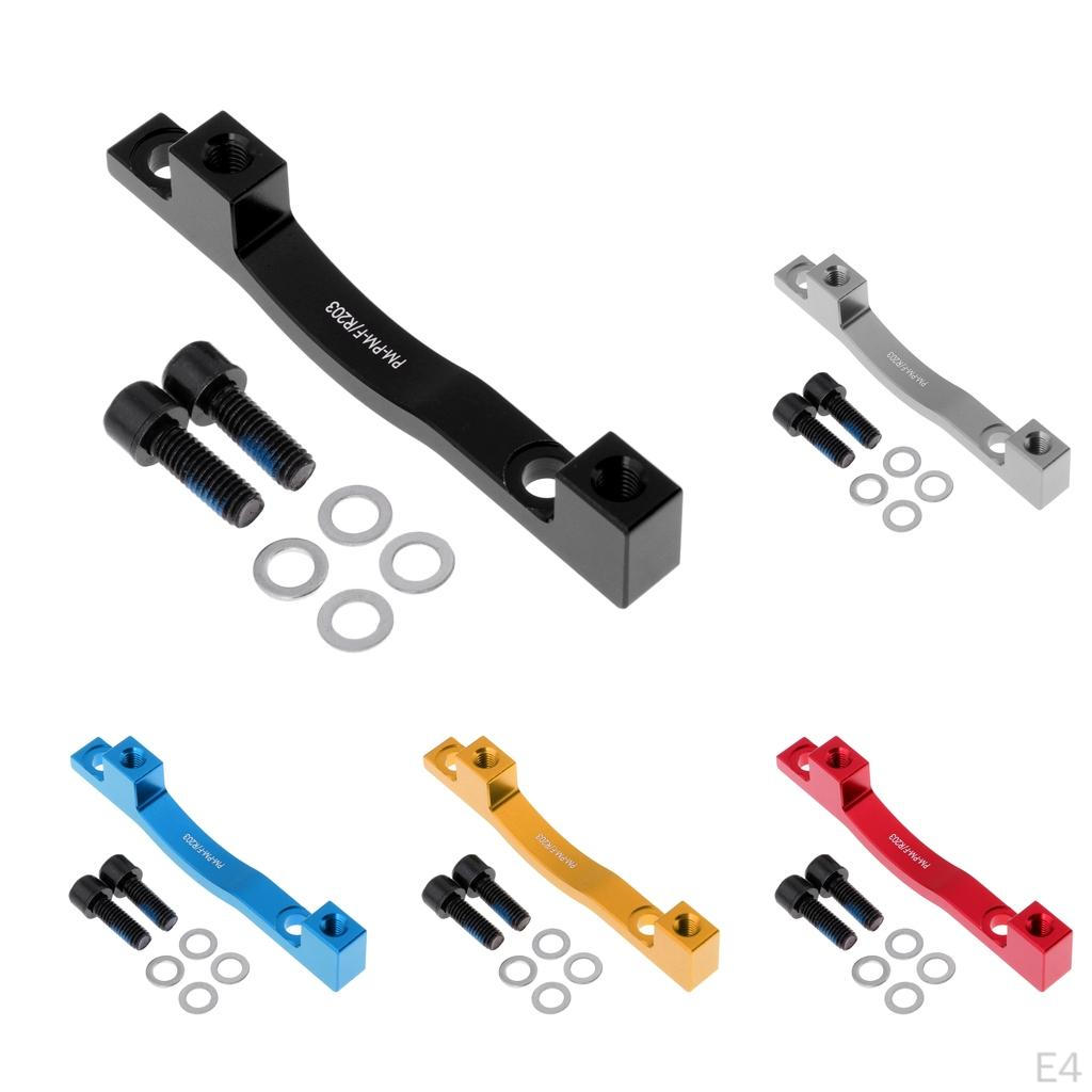 Адаптер крепления дискового тормоза велосипеда для переднего суппорта 203 мм - F/R203 - красный